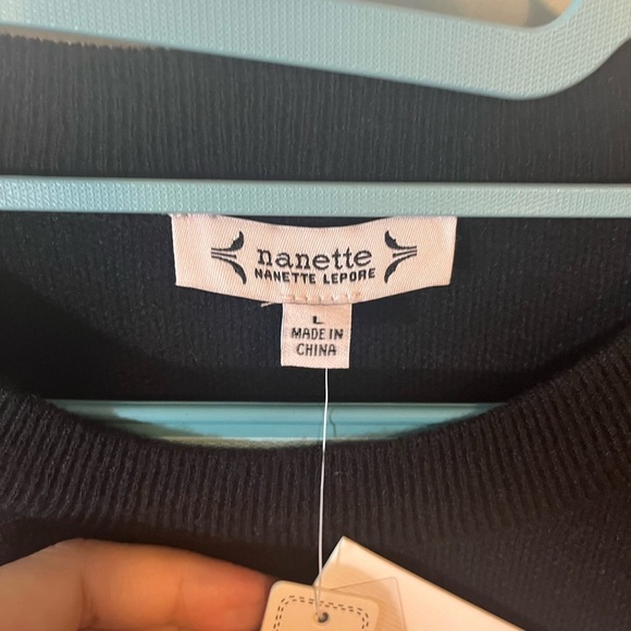 NWT Nanette Lenore Lips Sweater Size Large - Picture 5 of 9